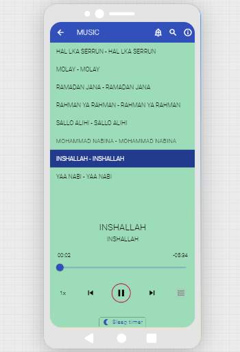 ISLAMIC MUSIC screenshot 2