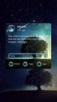 (FREE) GO SMS PRO STARRY THEME screenshot 4