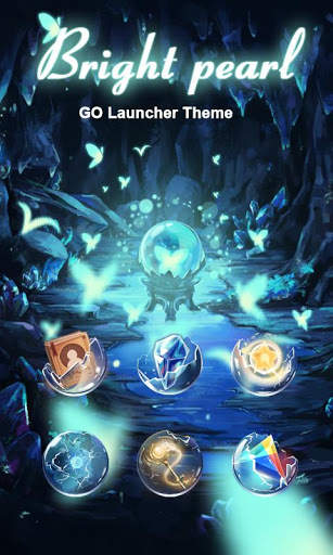 Bright Pearl GO Launcher Theme screenshot 2