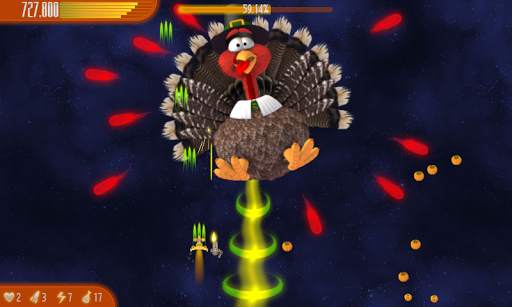 Chicken Invaders 4 Thanksgivin скриншот 1