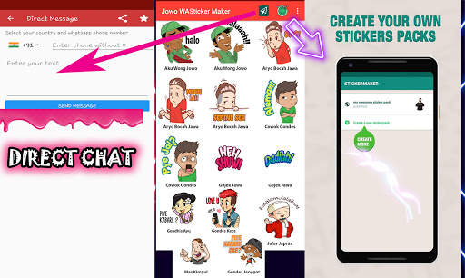 Kumpulan Stiker Jowo Lucu WAStickerApps Maker screenshot 2