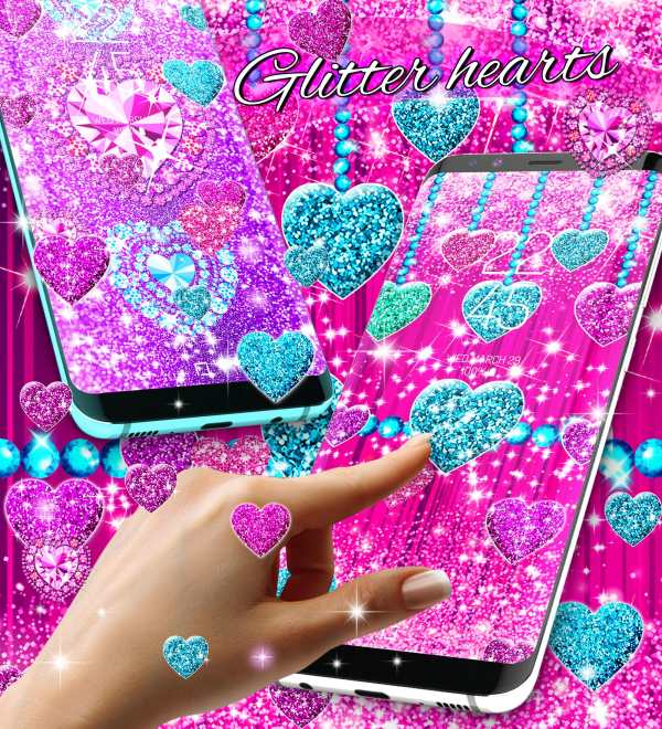 Glitter hearts live wallpaper screenshot 4