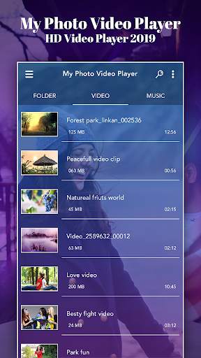 My Photo Video Player - HD Video Player 2019 screenshot 1