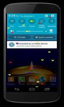 Live Theme: Butterfly in Phone screenshot 3