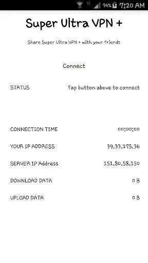 Super Ultra VPN Plus ( Free VPN For Android ) screenshot 2