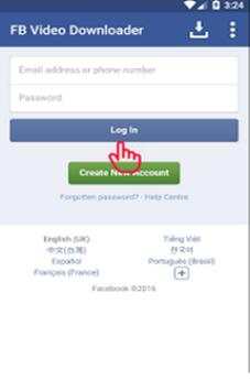 Facebook Video Download HD screenshot 1