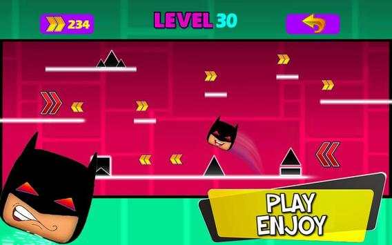 Geometry Bat Dash Game screenshot 2