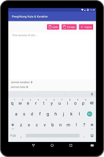 Aplikasi Penghitung Kata  & Karakter screenshot 3