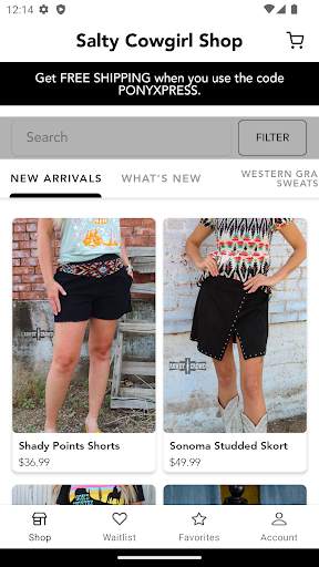 Salty Cowgirl Shop screenshot 1