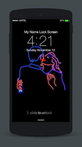 Love Neon Lock Screen screenshot 6