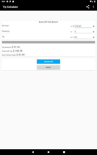 Free Tip Calculator screenshot 8