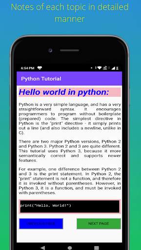 Python Programming App : Offline Python Tutorial скриншот 4