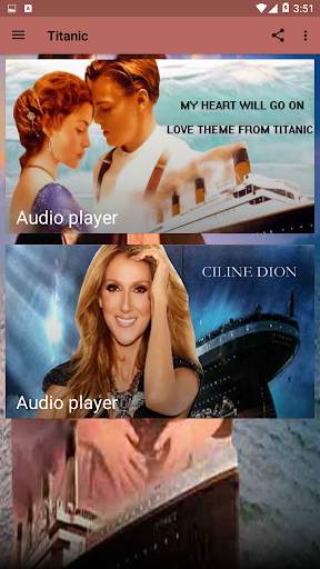 Titanic Memories and Celine Dion Music Mp3 screenshot 4