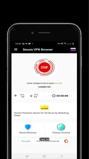 Secure Vpn  browser 2021 - Private Website Vpn screenshot 4