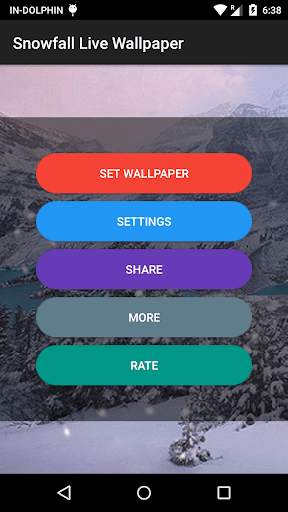 Snowfall Live Wallpaper screenshot 1
