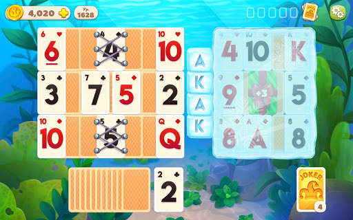 Undersea Solitaire Tripeaks скриншот 16