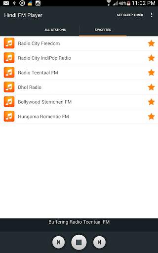 Hindi FM Player – Best Radios स्क्रीनशॉट 7