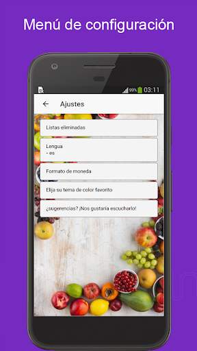 Lista de compras con precio screenshot 4