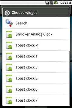 snooker clock widget स्क्रीनशॉट 3