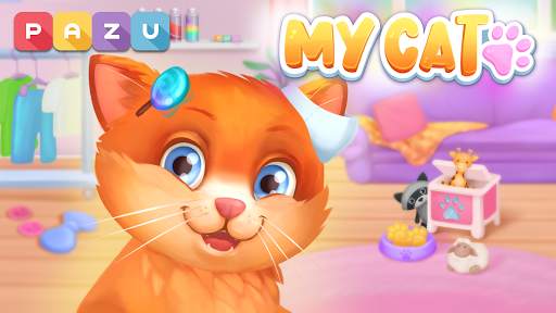 Cat game - Pet Care & Dress up Games for kids screenshot 1