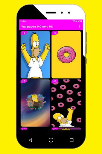 Wallpaper cartoon homero screenshot 1