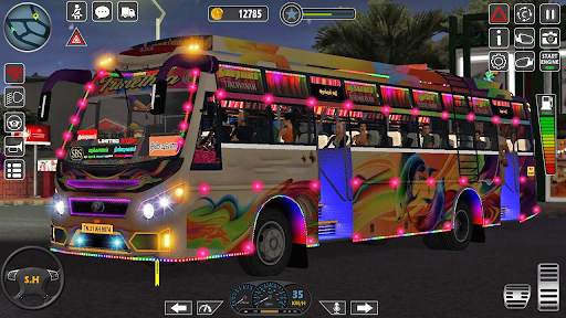Euro Bus Driving Bus Game 3D screenshot 5
