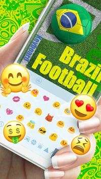 Brazil Sepak bola Keyboard screenshot 3
