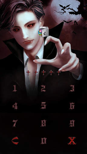 AppLock Live Theme Vampire – Paid Theme screenshot 2
