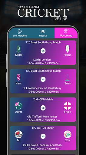 Skyexchange Cricket Live Line screenshot 2