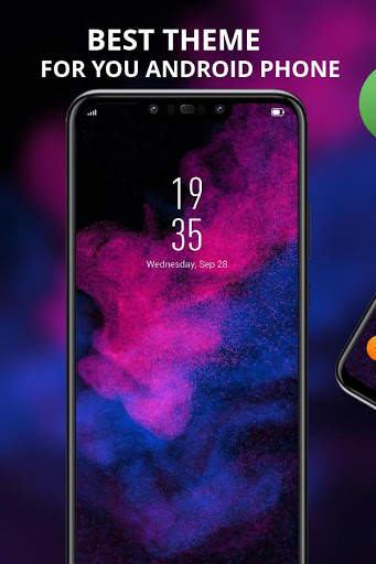 Colorful Particles theme Realme 3 launcher screenshot 1