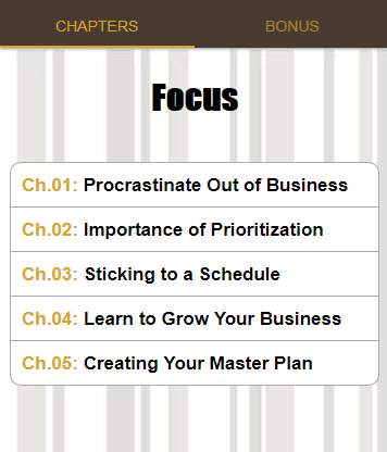 Focus screenshot 2