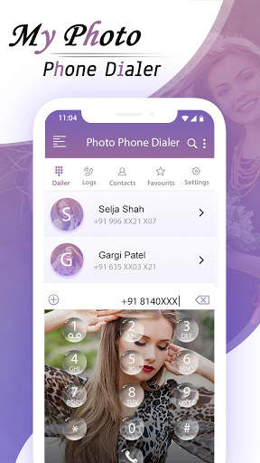 My Photo Phone Dialer: Photo Caller Screen Dialer screenshot 1
