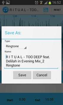 MP3 Cutter and Joiner: Editor screenshot 5