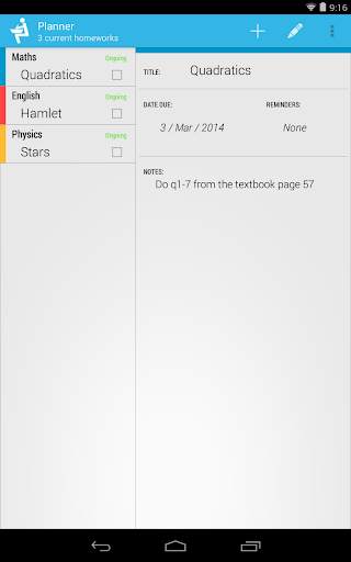 Homework Planner screenshot 4