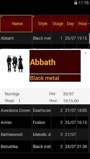 Metaldays 2017 Unofficial app screenshot 3