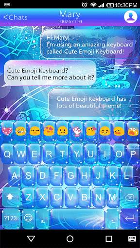 Horoscope Emoji Keyboard Theme screenshot 1