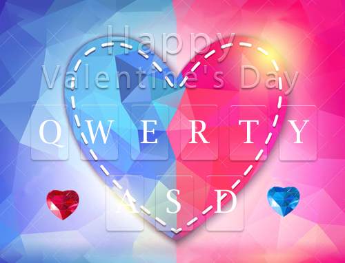 Sweet Love KK Keyboard Theme screenshot 7