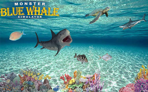 Super Monster Blue Whale Shark Game screenshot 11