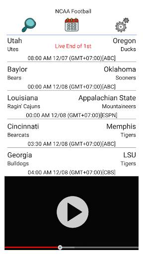 Live HD Sports: XFL NFL NBA NHL MLB NCAA Streaming screenshot 3