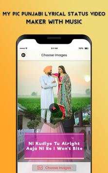 My Pic Punjabi Lyrical Status Maker with Music screenshot 4