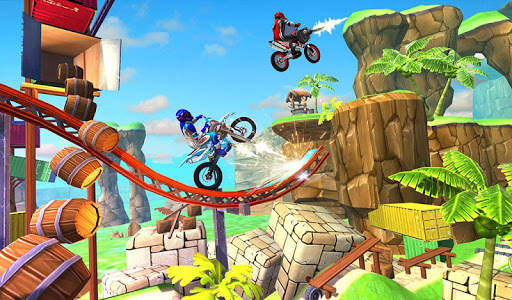 Modern Bike Stunt Racing - Moto Bike Shooting Game screenshot 9