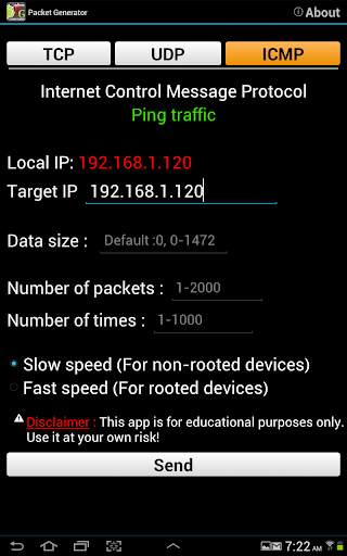 Packets Generator screenshot 5