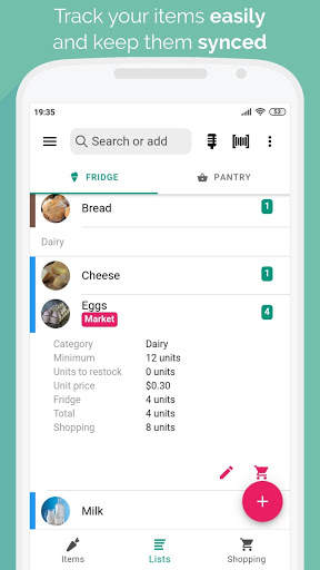 Lista della spesa e della dispensa - Pantrify screenshot 3
