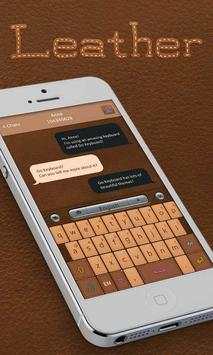 Leather GOKeyboard Theme Emoji screenshot 1
