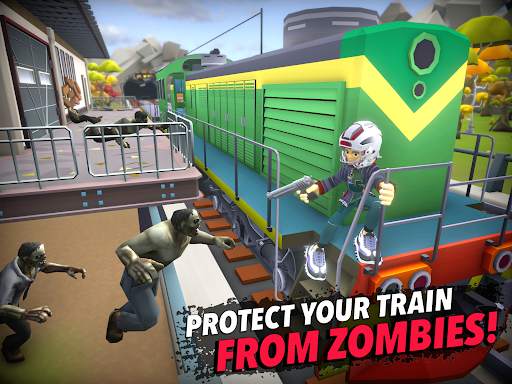 Zombie train - survival games screenshot 13
