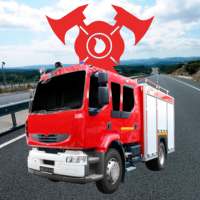 Fire Truck And Fire Fighter Si logo
