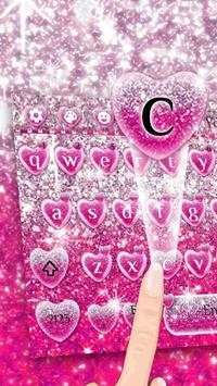 Pink Glitter Love Heart screenshot 1