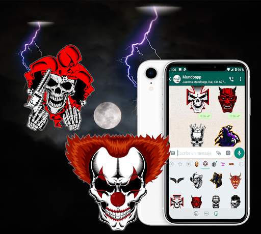 Scary Stickers for whatsapp - WAStickerapps screenshot 1