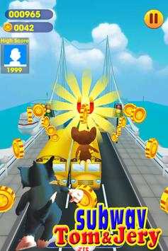 Subway Tom Cat Rush screenshot 1