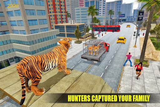 Angry Tiger City Attack: Wild Animal Fighting Game screenshot 2